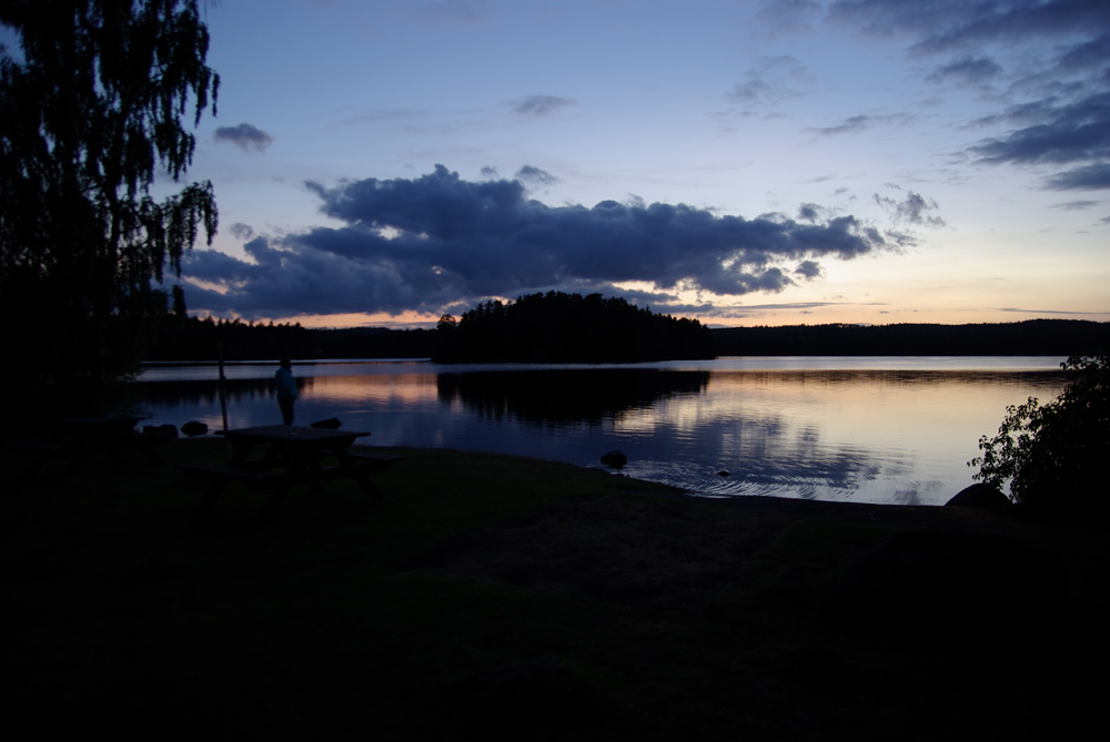 IMGP1883.jpg - Virserum sø ved solnedgang.