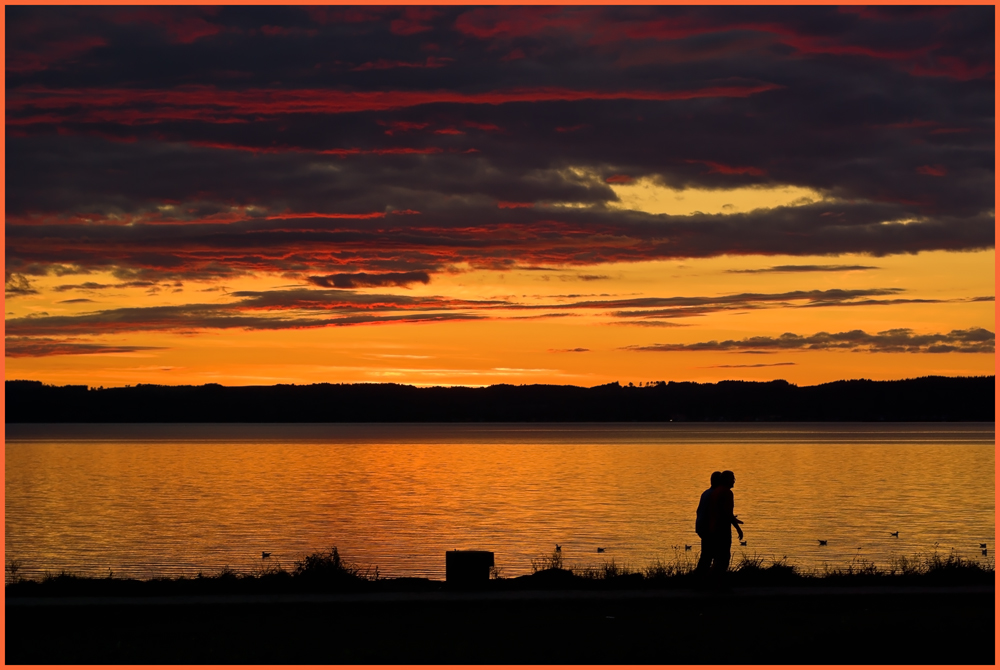 IMGP8443.jpg - UGE 32 : Solnedgang ved Ebeltoft vig